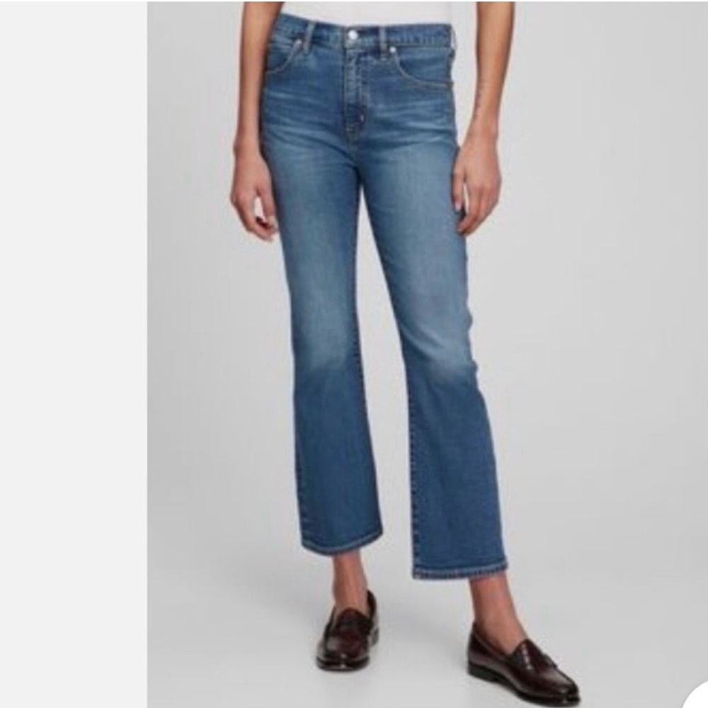 Gap Kick Flare High Rise Jeans Medium Wash Women’s 32